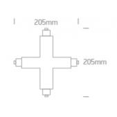 3 fazių bėgelio X formos...