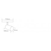 10W LED šviestuvas į...
