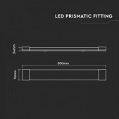 10W LED linijinis...