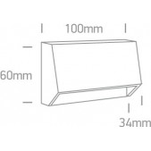 1,5W LED sieninis...