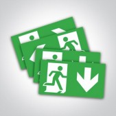 1W LED paviršinis...