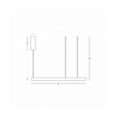 70W LED pakabinamas...
