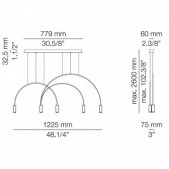 31W LED pakabinamas...