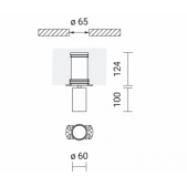 13W LED užglaistomas...