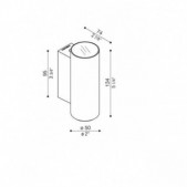 10W LED sieninis šviestuvas...