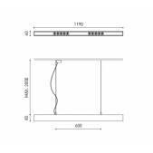 21W pakabinamas šviestuvas...