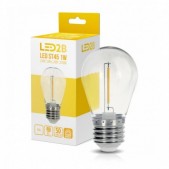 1W LED lemputė ST45, E27,...