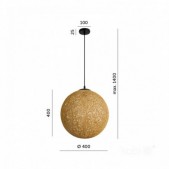 Pakabinamas šviestuvas BOHO...