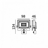 10W LED prožektorius su...