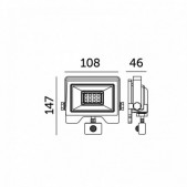 20W LED prožektorius su...
