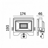 50W LED prožektorius su...