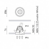 4/6,6W LED įleidžiamas...
