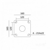 Gatvės šviestuvo atrama...