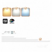 12W LED linijinis...