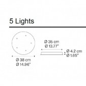 Pakabinamų šviestuvų (5...