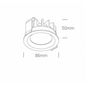 10W LED įleidžiamas...