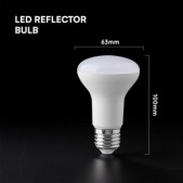8,5W LED lemputė, R63, E27,...