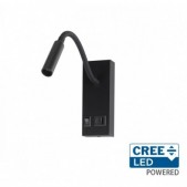 3W LED sieninis šviestuvas...