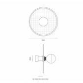 Sieninis šviestuvas LASS,...