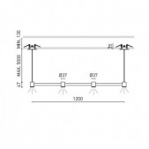8,4W LED pakabinamas...