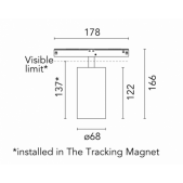 20W LED akcentinis...