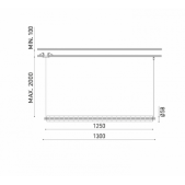 26,5W LED pakabinamas...