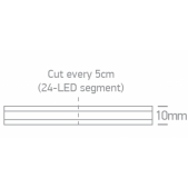 7,5W/m lanksti COB LED...