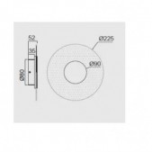 9W LED sieninis šviestuvas...