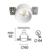 Užglaistomas šviestuvas...