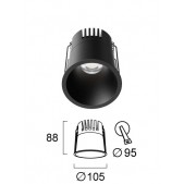 19W LED įleidžiamas...