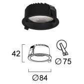 10W LED įleidžiamas...