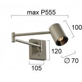 8W LED sieninis šviestuvas...