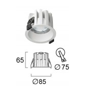 11W LED įleidžiamas lauko...