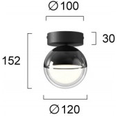 7W LED lubinis šviestuvas...