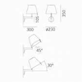 Sieninis šviestuvas MELAMPO...