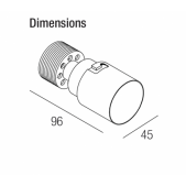 10W LED užglaistomas...