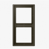 2 pozicijų rėmelis, rudas...