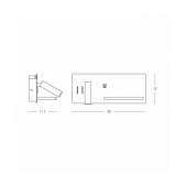 6+3W LED sieninis...