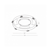 Užglaistomo montavimo...
