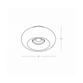 30W LED lubinis šviestuvas,...