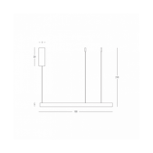 88W LED pakabinamas...