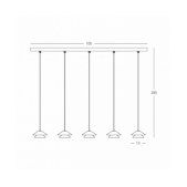 45W LED pakabinamas...