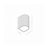 3W LED sieninis fasado...