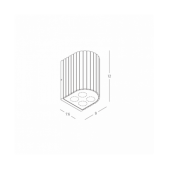 4x1W LED sieninis fasado...