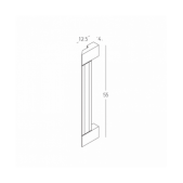 12W LED sieninis fasado...
