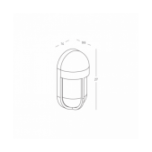 Sieninis fasado šviestuvas,...