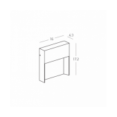 6,5W LED pastatomas lauko...