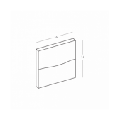 3W LED sieninis lauko...