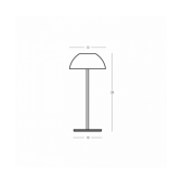 2W LED įkraunamas stalo...