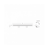 18W LED sieninis fasado...